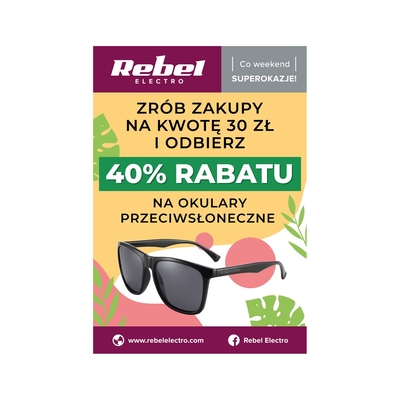Product Αφίσες Τηλεόρασης Rebel Electro poster - Promotion on glasses base image