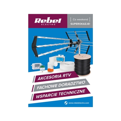 Product Αφίσες Τηλεόρασης Rebel Electro Poster - RTV Accessories base image