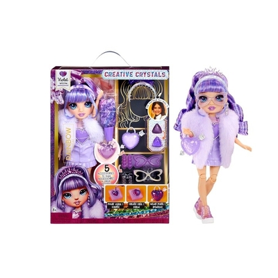 Product Κούκλα Rainbow High Creative Crystals Fashion - Violet base image