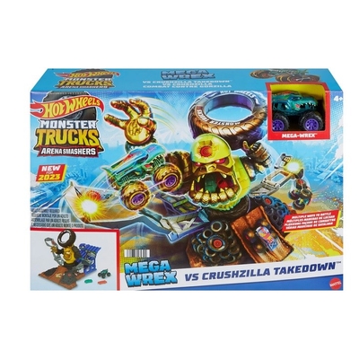 Product Πίστα Hot Wheels Monster Trucks ARENA SMASHERS MEGA-WREX VS CRUSHZILLA base image