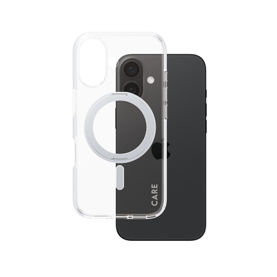 Product Θήκη Κινητού PanzerGlass CARE by Feature w. Silver Kickstand & MagSafe iPhone 16 base image