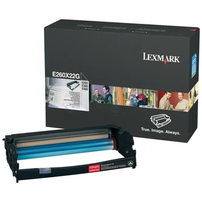 Product Toner Lexmark E260X22G Drum Black base image