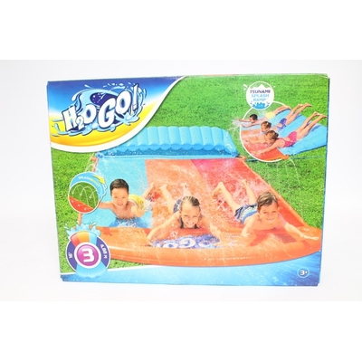 Product Παιδότοπος Bestway H2OGO! Triple Water Slide with Tsunami Splash Ramp 4.88 m base image