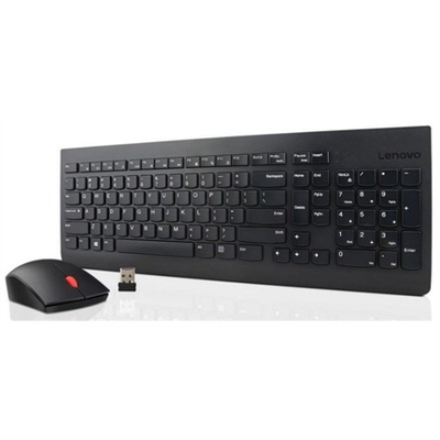 Product Σετ Πληκτρολόγιο Και Ποντίκι Ασύρματο Lenovo 4X30M39497 RF QWERTY US Black base image