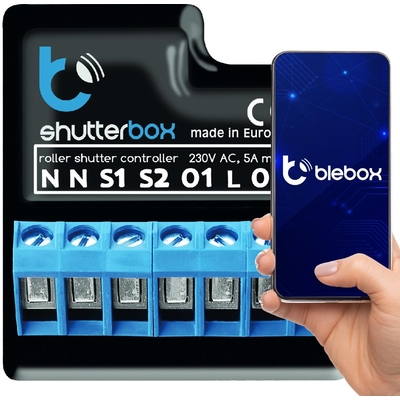Product Ενδιάμεσος Διακόπτης Blebox shutterbox - controller ROLLER 230V base image