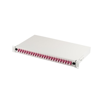 Product Patch Panel Digitus FO with 19'' 1U accessory, 24x LC dx, OM4, exTendable, grey base image