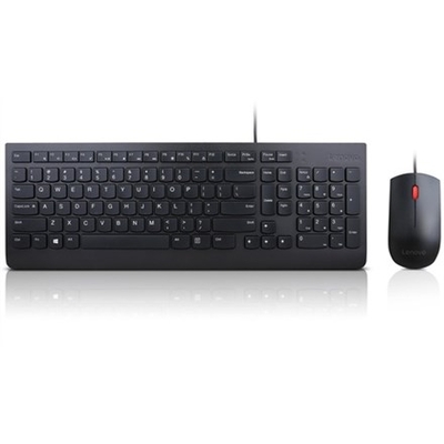 Product Σετ Πληκτρολόγιο Και Ποντίκι Ενσύρματο Lenovo 4X30L79922 USB QWERTY Black base image