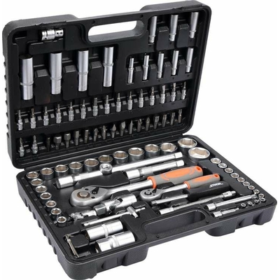 Product Σετ Καστάνιες & Καρυδάκια Set of 94 pieces spanners 1/2", 1/4" T58687 Sthor base image