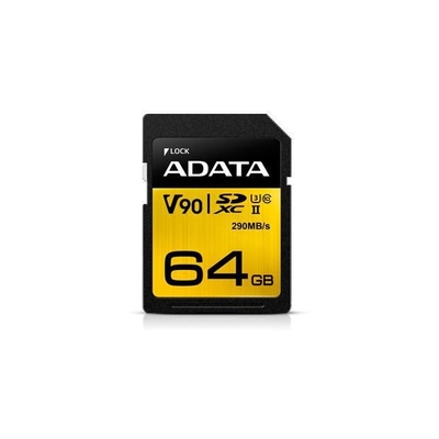 Product Κάρτα Μνήμης SDXC Adata Premier ONE 64GB UHS-II Class 10 base image