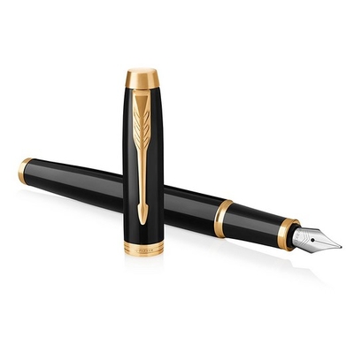 Product Πένα Parker IM fountain pen Cartridge filling system Black, Gold 1 pc(s) base image