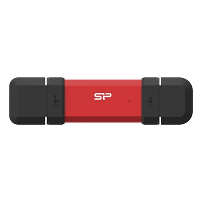 Product USB Flash 500GB Silicon Power DS72 Type-A / Type-C 3.2 Gen 2 (3.1 Gen 2) Red base image