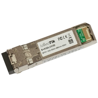 Product Transceiver Mikrotik S+85DLC03D Module Fiber optic 10000 Mbit/s SFP+ 850 nm base image