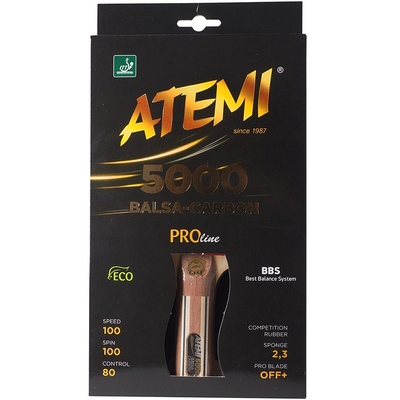 Product Ρακέτα Ping Pong New Atemi 5000 Pro anatomical base image