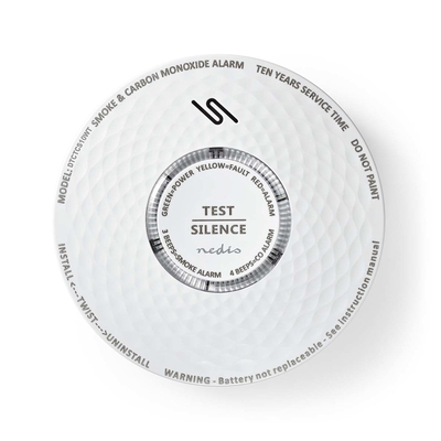 Product Αισθητήρας Smoke and carbon monoxide Nedis DTCTCS10WT base image