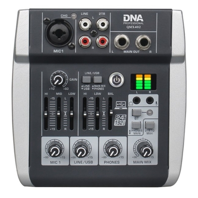Product Κονσόλα Ήχου Analog sound mixer DNA QMX402 with 3 channels base image