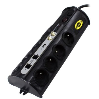Product Πολύπριζο Ασφαλείας Orvaldi with surge protector ORV-8PL HOME USB 3.0 base image
