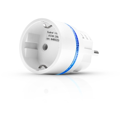 Product Smart Plug Satel BE WAVE Inteligentna SCHUKO FW ASW-200 F-W ABAX2 base image