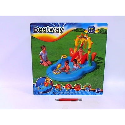 Product Παιδότοπος Bestway 8'8" x 6'2" x 55"/2.64m x 1.88m x 1.40m Wild West Play Center base image