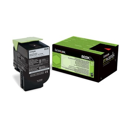 Product Toner Lexmark 802K 1 pc(s) Original Black base image