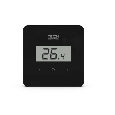 Product Θερμοστάτης Tech Wireless room thermostat Black R-8B PLUS controllers base image