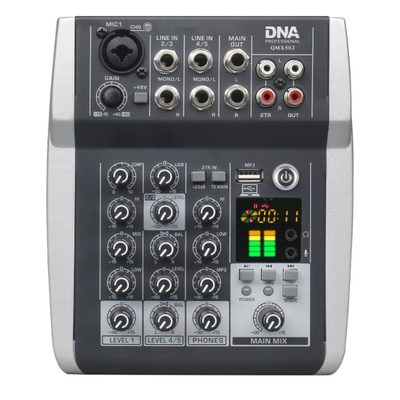 Product Κονσόλα Ήχου DNA QMX502 5-channel Analog sound mixer Blue base image