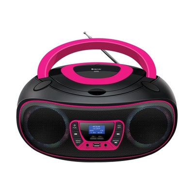 Product Radio-CD Player Denver TDB-212P Personal CD player Pink base image