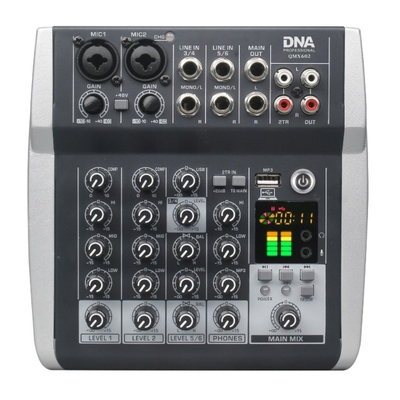 Product Κονσόλα Ήχου DNA QMX602 Analog Sound Mixer 6 Channels Blue base image