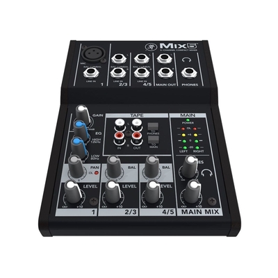 Product Κονσόλα Ήχου Mackie Mix5 5 channels 20 - 30000 Hz Black base image