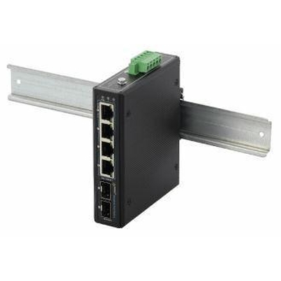 Product Network Switch ISFG64 Pulsar Industrial (4xPoE, 2xSFP) base image