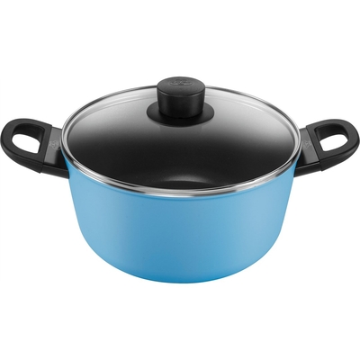 Product Κατσαρόλα Ballarini CAPRERA Casserole 2H with Lid 24cm blue base image