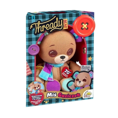 Product Λούτρινο Thready Bear 23001 Teddy Bear Button base image