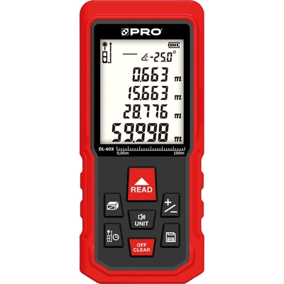 Product Μετρητής Απόστασης Laser measuring device DL-60X base image
