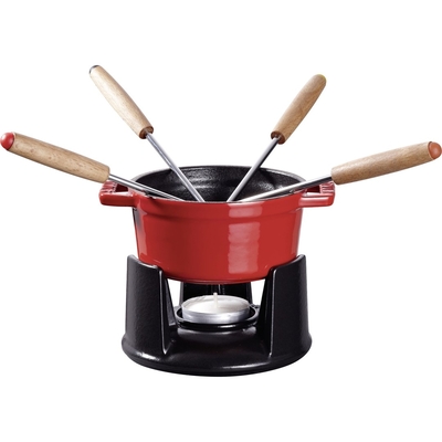 Product Σκεύος για Φοντύ Mini fondue set Staub - 10 cm, Red base image