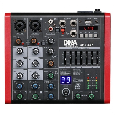 Product Κονσόλα Ήχου DNA CM4-DSP USB MP3 Bluetooth Phantom Audio Mixer base image