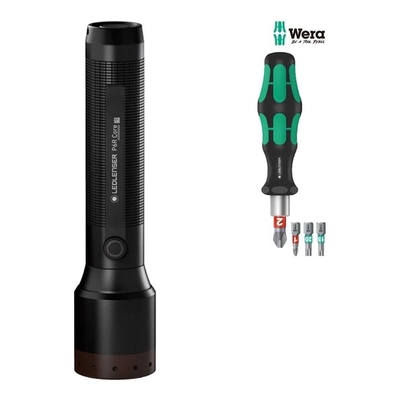 Product Φακός LED Ledlenser P6R core + WERA set base image