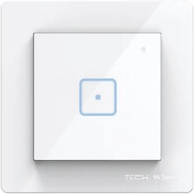 Product Διακόπτης Τοίχου Wired single-pole Switch Black FS-01M by Tech controllers base image