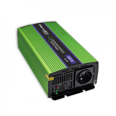 Product Inverter Qoltec Monolith power adapter/inverter Auto 600W Green base image