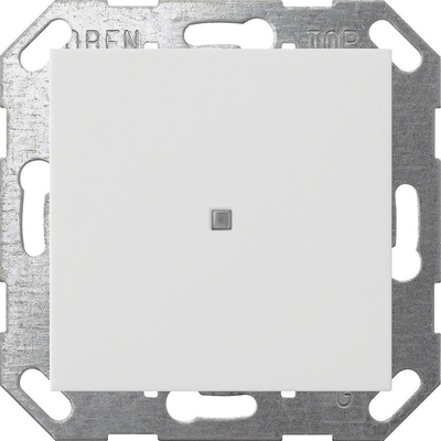 Product Αισθητήρας Gira pushbutton 1x KNX/ONE System 55 pure White matt 517127 base image