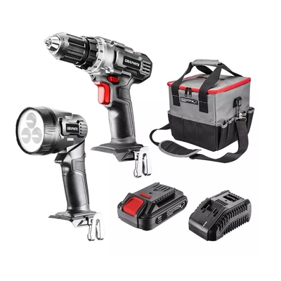 Product Σετ Εργαλείων Graphite Cordless drill/driver, flashlight, bag, Energy+ 18V battery and Charger base image