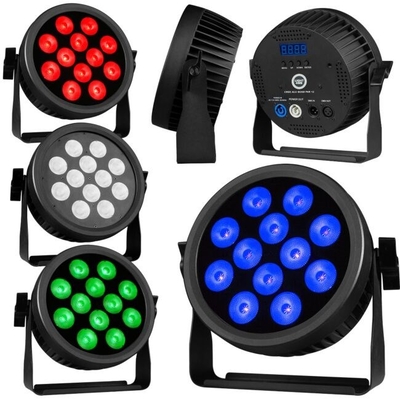 Product Φωτορυθμικά Light4me CREE ALU QUAD PAR 12 par light base image