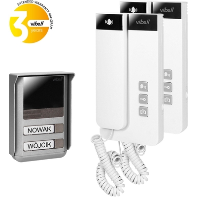 Product Θυροτηλέφωνο Orno Two-family 2-wire door Intercom Vibell OR-DOM-SL-924 base image