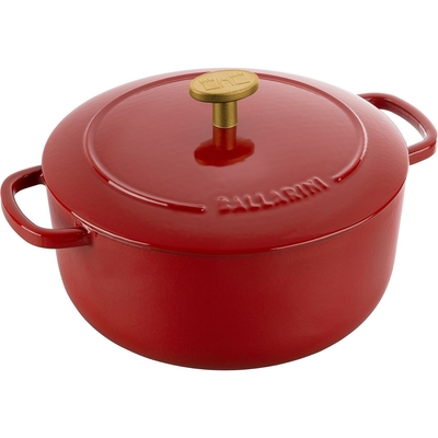 Product Γάστρα Ballarini BELLAMONTE Cast iron pot round 2.6 ltr, red base image
