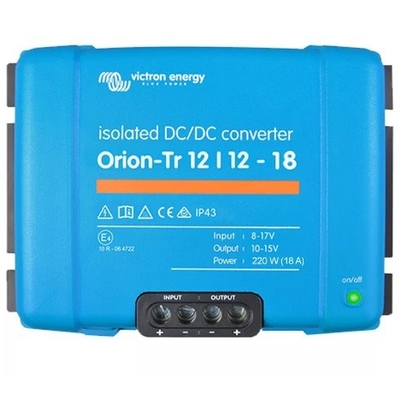 Product Inverter Victron Energy Orion-Tr 12/24-18A 220W automotive inverter (ORI121222110) base image