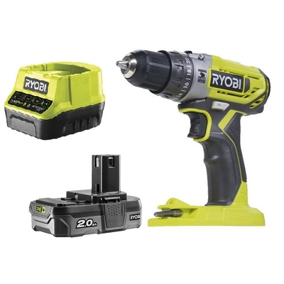 Product Δραπανοκατσάβιδο Cordless Hammer driver R18PD2-120B 18V 1*2.0AH ONE+ base image