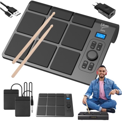 Product Drum Machine V-Tone ED9 battery-powered portable electronic base image