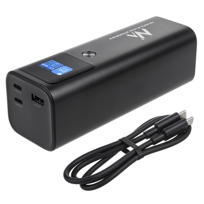 Product Powerbank Maclean, 24600mAh, (PD) 140W, Super Charge, 2x Type-C, MCE335 base image
