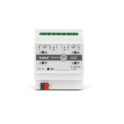 Product Διακόπτης Ράγας Satel KNX 2-channel blind actuator 230V AC KNX-BSA12H base image