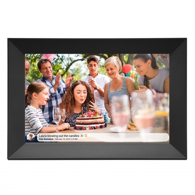 Product Ψηφιακή Κορνίζα Denver PFF-1063Black Black 25.6cm (10.1") Touchscreen Wi-Fi base image