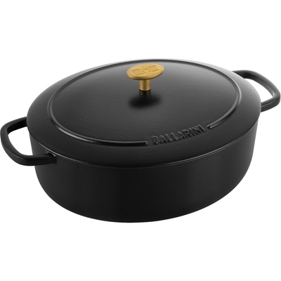 Product Γάστρα Ballarini BELLAMONTE pot oval 4.5 ltr, Black base image