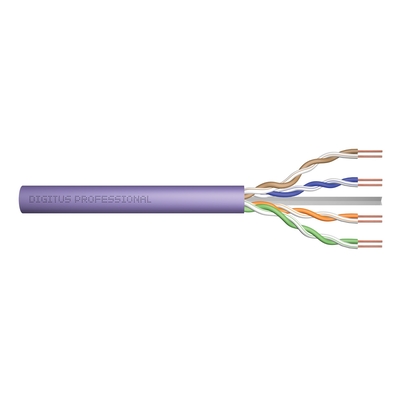 Product Καλώδιο Δικτύου Installation Digitus cat.6, U/UTP, Dca, AWG23/1, LSOH, 305m, purple, cardboard base image